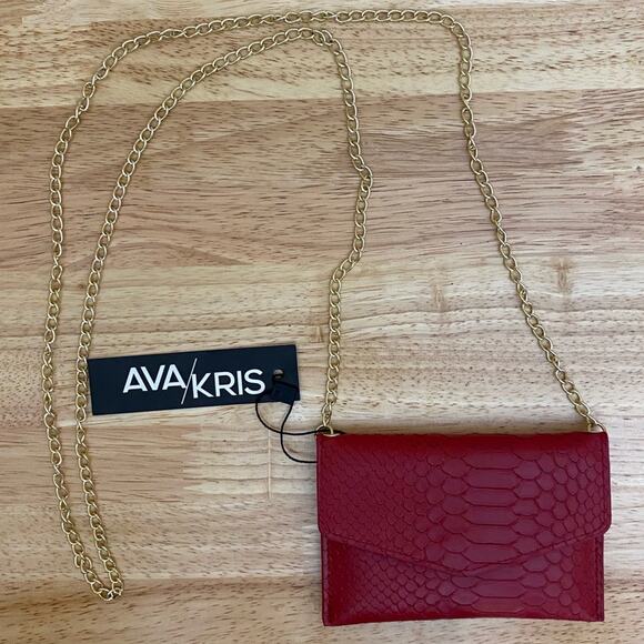 Ava/Kris Red Small Clutch Purse - Picture 3 of 6